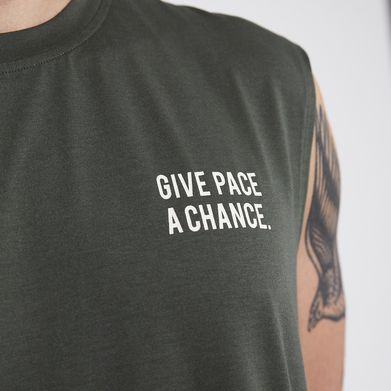 Training tank top "Goal Box" Dark Green